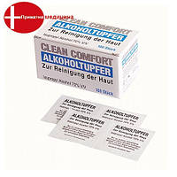 Серветки спиртові CLEAN COMFORT 09290