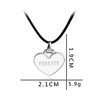 Парні кулони для двох закоханих два серця I Love You Forever. Підвіски для закоханих. Подарунки для двох, фото 2
