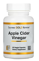 Яблочный уксус для похудения и пищеварения от California Gold Nutrition(Apple Cider Vinegar) 450 мг 60таблеток