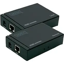 Подовжувач сигналу Digitus HDMI (мама) - RJ-45 (мама) Black