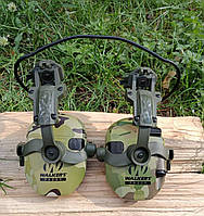 Тактические наушники Walkers Razor Slim Multicam с креплением чебурашки Активные наушники Walker's мультикам
