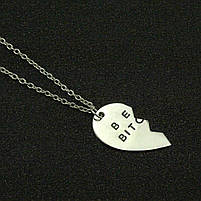 Парні кулони для двох друзів Best Bitches. Парні кулони для двох подружок. Прикольні подарунки для двох, фото 8