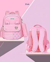Рюкзак шкільний з пеналом та ортопедичною спинкою для дівчинки 1 2 3 клас, 7 8 9 років, дитячий портфель в школу