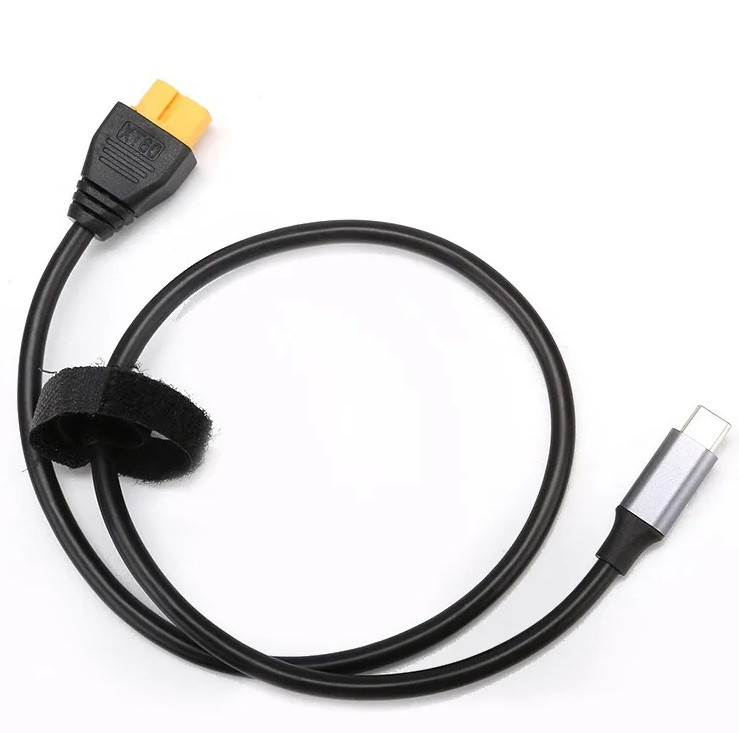 Кабель ToolkitRC SC100 Type-C to XT60, PD 100W для зарядних пристроїв та живлення, оригінальний