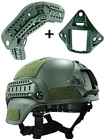 Крепление для каски Боковые рельсы на шлем mich + NVG платформа шрауд Обвес на шлем Крепление под наушники