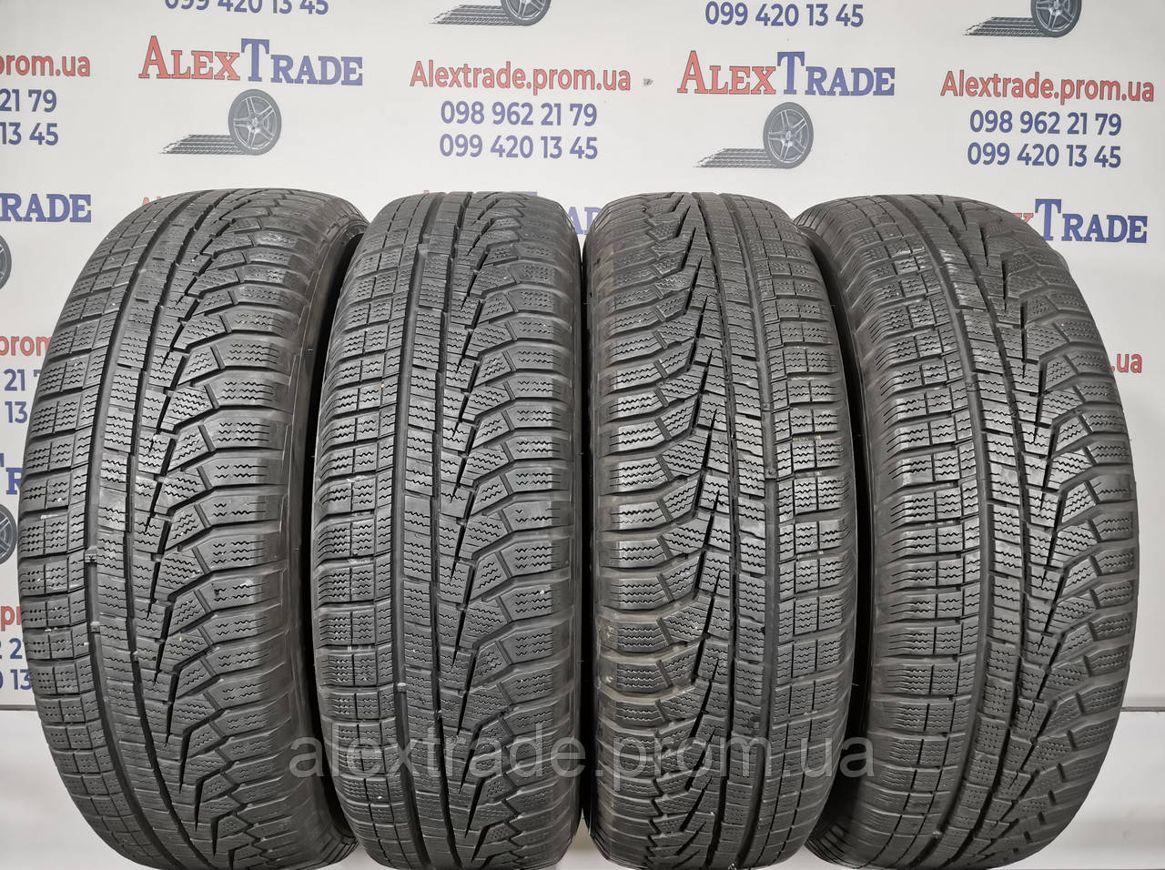 215/70 R16 Hankook Winter I*Cept Evo 2 SUV зимові шини б/у - фото 1 - id-p792435710