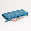 Жіночий гаманець клатч шкіряний бірюзовий BUTUN 624-004-050, фото 4