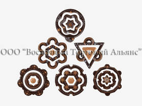 Форми для шоколаду з перебивним малюнком — 34374 Новорічні асорті 2 Modecor