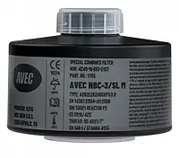 Фильтр для противогаза NBC-3/SL M40x1/7" (А2В2Е2К2HgSXP3DR REACTOR защита от радиационного йода)