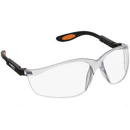 Захисні окуляри Neo Tools протиколочні, нейлонові дужки, стійкі до подряпин, прозорі. (97-500)