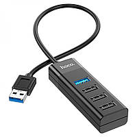 USB Hub Hoco HB25 Easy mix 4-in-1 converter(USB to USB3.0+USB2.0*3)