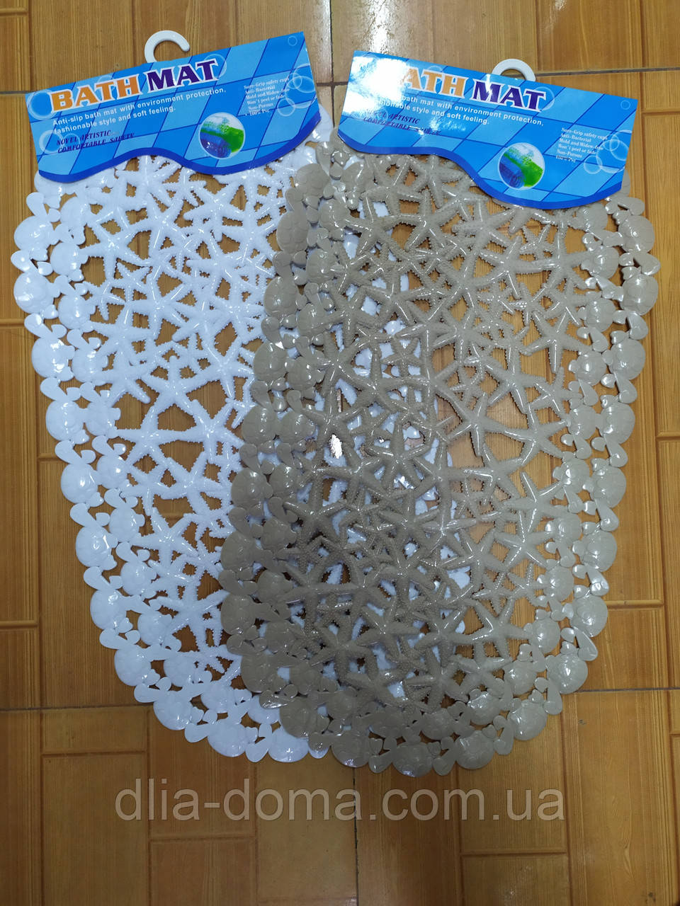 Коврик для ванной силикон 67*36 " Морской мир " овал №36233938, фото 1