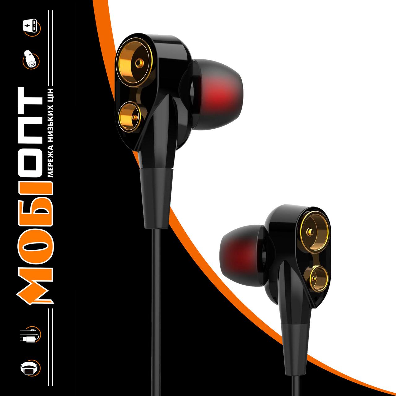 HF Tecno J2 Hot beats black + мікрофон (4895180748967)