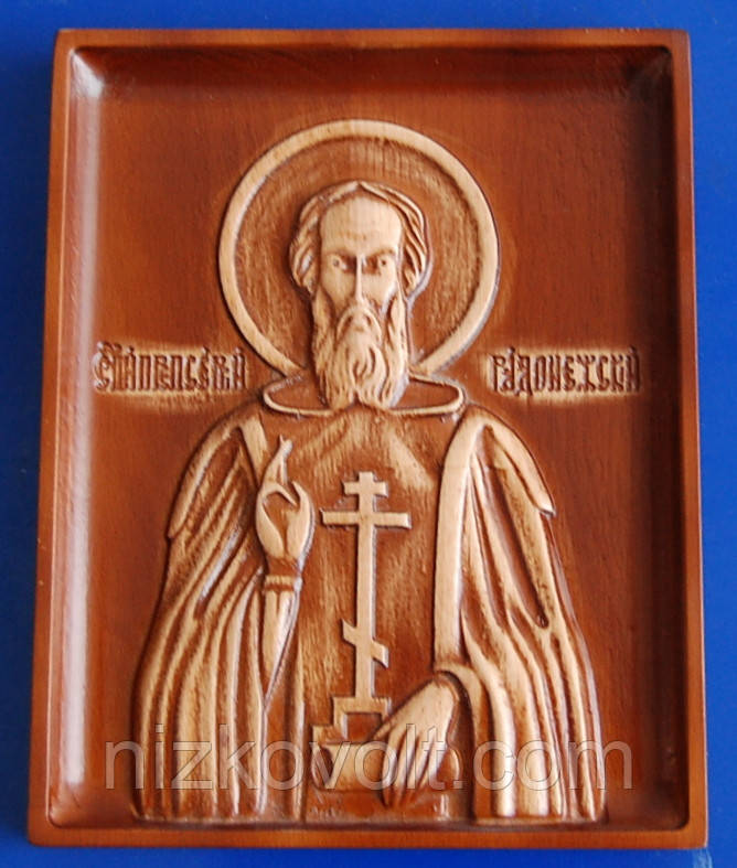 Ікона Сергія Радонезького (160х200х18)