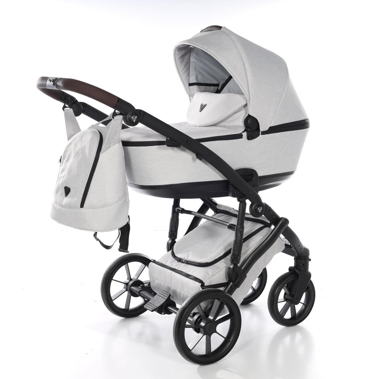 Дитяча коляска 2 в 1 Junama Space Waffle 01 grey