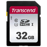 Карта памяти Transcend 32GB SDHC class 10 UHS-I U1 (TS32GSDC300S) b