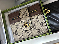 Женский брендовый кошелек Gucci Гуччи, кошельки кожа, брендовые кошельки, складной кошелек, кошелек гучи
