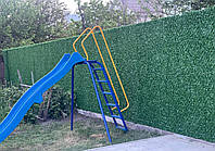 Декоративний Забор сетка "ВЫСОТА 1.7м." Рулонный забор, зеленое хвойное ограждение, хвойный забор сетка