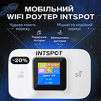 WI-FI роутер 4G LTE INTSPOT Портативный вай фай роутер с картой для села гаража дачи в машину