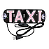 Автомобільна світлодіодна табличка таксі, LED табло TAXI, USB, червоний, фото 2