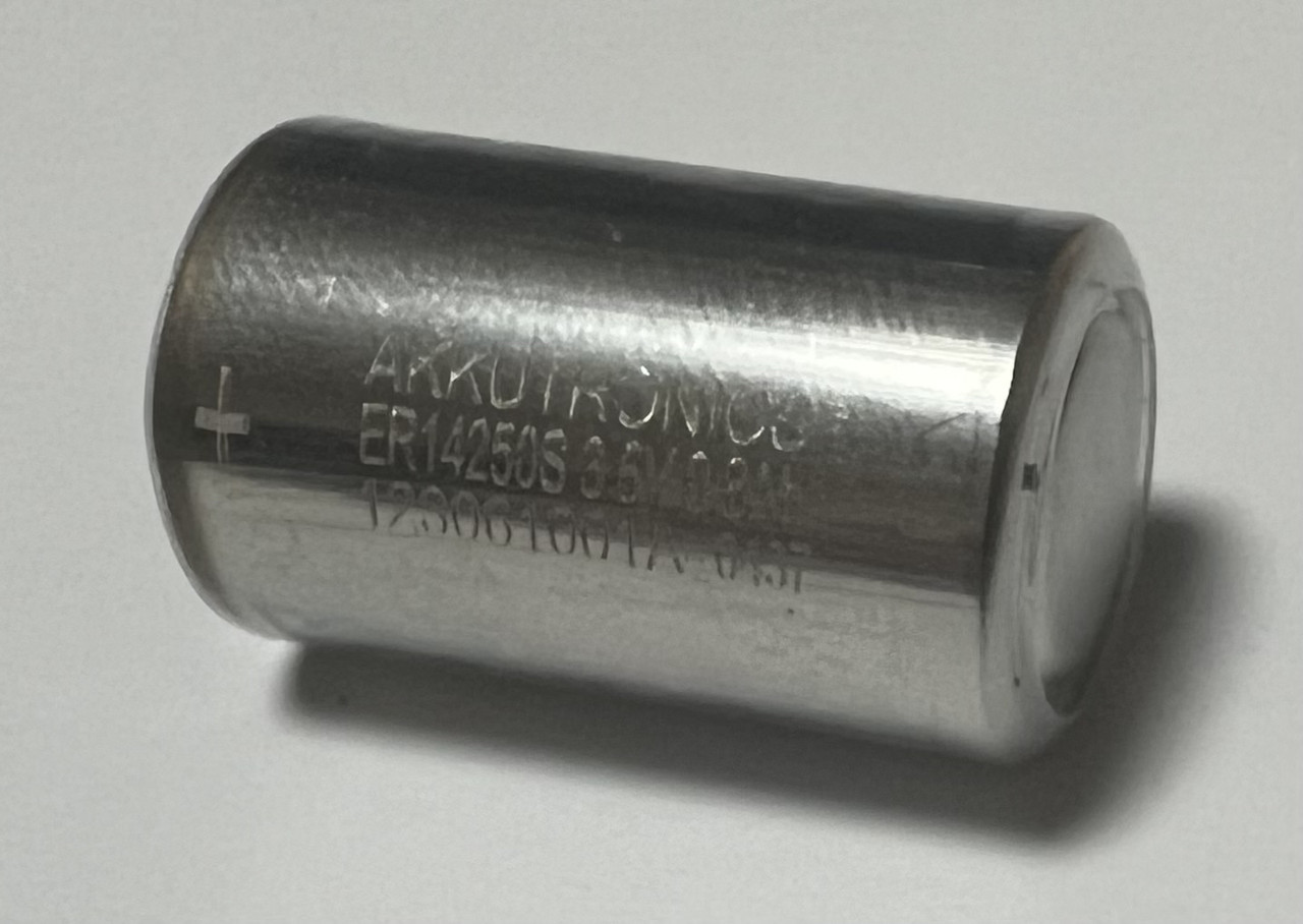 Батарейка Akku Tronics ER14250S (аналог EVE ER14250MR) 150 °C 3.6V літієва, фото 1