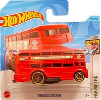 Машинка Автобус Hot Wheels Trouble Decker - HW Metro - 2023 Mattel HKG63 - N521