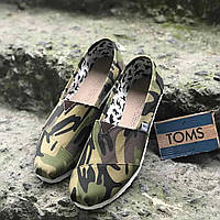 Чоловічі камуфляжні літні текстильні еспадрильї Toms