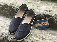 Чоловічі літні чорні джинсові еспадрильї Toms, Туреччина