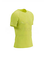 Спортивная компрессионная бесшовная мужская футболка Compressport Training SS Tshirt M, Evening Primrose, L