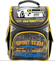 Детский каркасный школьный рюкзак GoPack Sport team 34х26х13 см 11 л.