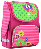 Детский каркасный школьный рюкзак Smart PG-11 Flowers 34х26х14 см 12 л.