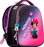 Рюкзак каркасный ортопедический YES H-100 Minnie Mouse черный 35х28х15 см 15 л