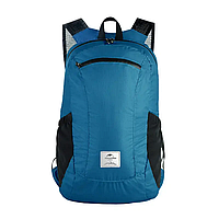 Городской молодежный складной рюкзак 18 л Синий стильный рюкзак для мужчин