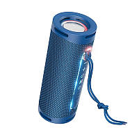 Портативная колонка HOCO Dazzling pulse sports BT speaker HC9 |BT5.1, TWS, AUX, FM, TF, USB, 5Hours, 5W| blue