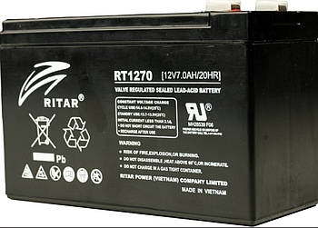 Аккумулятор RT 1270/ 12V /7 Ah (8 шт)