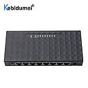 8-портов 10/100 Мбит/с Ethernet сетевой коммутатор Kebidumei MID8P1U. 8port 10/100 Mbit/s Ethernet Hub., фото 4