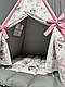 Вігвам для дівчинки Ведмежа БОНБОН Повний комплект, дитячий вігвам, дитячий намет, вігвам для дітей, дитяча палатка - фото 5 - id-p1760063158