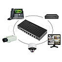 8-портов 10/100 Мбит/с Ethernet сетевой коммутатор Kebidumei MID8P1U. 8port 10/100 Mbit/s Ethernet Hub., фото 7