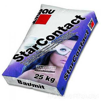 Клейова шпаклевальна суміш BAUMIT STAR CONTACT "SuperFlex", 25 кг