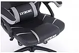 Крісло геймерське ігрове Extreme EX Чорно-сіре Кресло Стул Игровое кресло геймерское Кресло компьютерное, фото 4