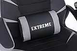 Крісло геймерське ігрове Extreme EX Чорно-сіре Кресло Стул Игровое кресло геймерское Кресло компьютерное, фото 7