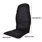 Масажна накидка на крісло авто від мережі та прикурювача, Massage LY54 / Масажер з підігрівом на сидіння авто, фото 9