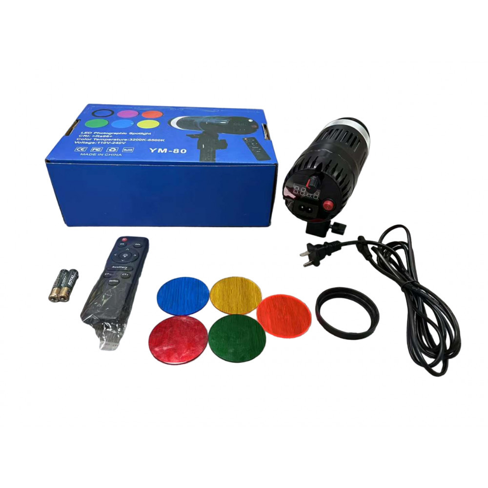 Светодиодный прожектор LED RGB | 18x7.5 cm | RGB 5 Color | 3200K-6500K | Remote YM-80 - фото 5 - id-p2062922435