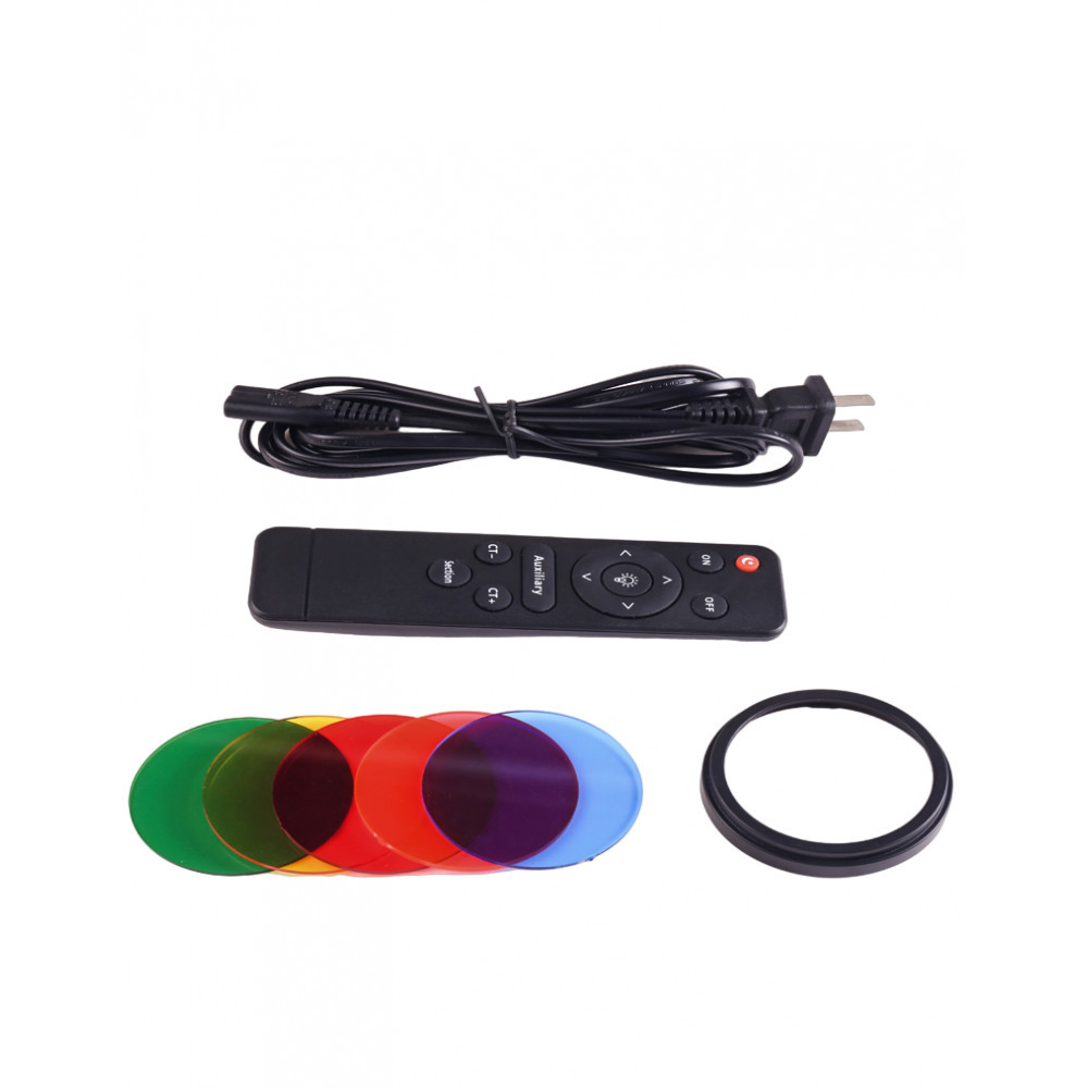 Светодиодный прожектор LED RGB | 18x7.5 cm | RGB 5 Color | 3200K-6500K | Remote YM-80 - фото 6 - id-p2062922435