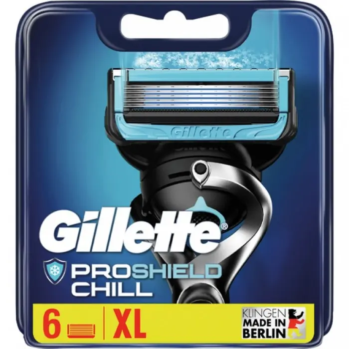 Кассеты для бритья Gillette Fusion Proshield Chill 6шт. Оригинал (жилет ...