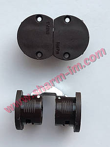 Петля MEPA для розкладних столів Нейлон Д-35 мм Темно-Коричнева