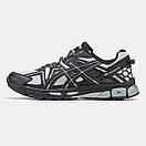Кросівки чоловічі чорні Asics Gel-Kahana 8 Black White Grey (14650), фото 3