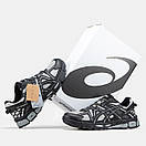 Кросівки чоловічі чорні Asics Gel-Kahana 8 Black White Grey (14650), фото 8