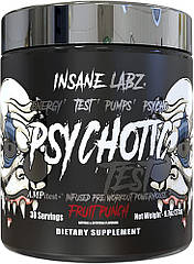 Передтренувальний комплекс Insane Labz Psychotic Test 30serv  (Fruit Punch)
