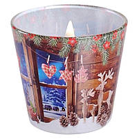 Свічка ароматична у склі з малюнком "Пряник" Bartek, фото 2